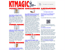 Tablet Screenshot of ktmagic.com